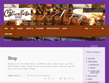 Tablet Screenshot of calicobeanmarket.com